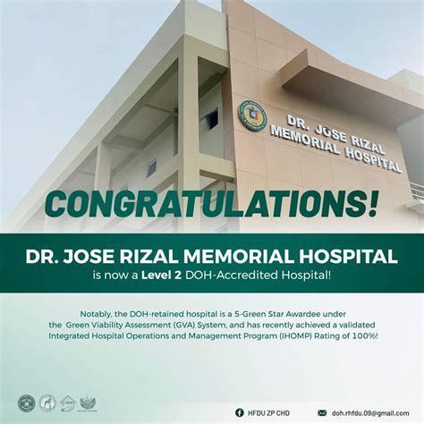 Welcome to Dr. Jose Rizal Memorial Hospital Official .